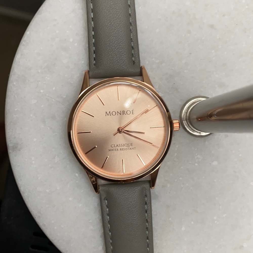 Monroé Classique watch in sunburst solérose